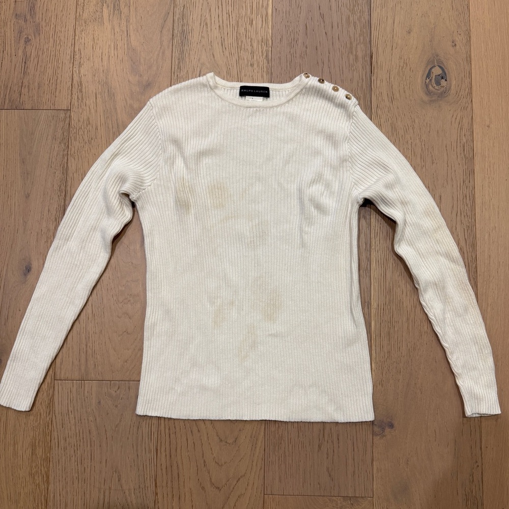 Ralph Lauren Black Label Slim-Fit Ribbed Sweater ￼